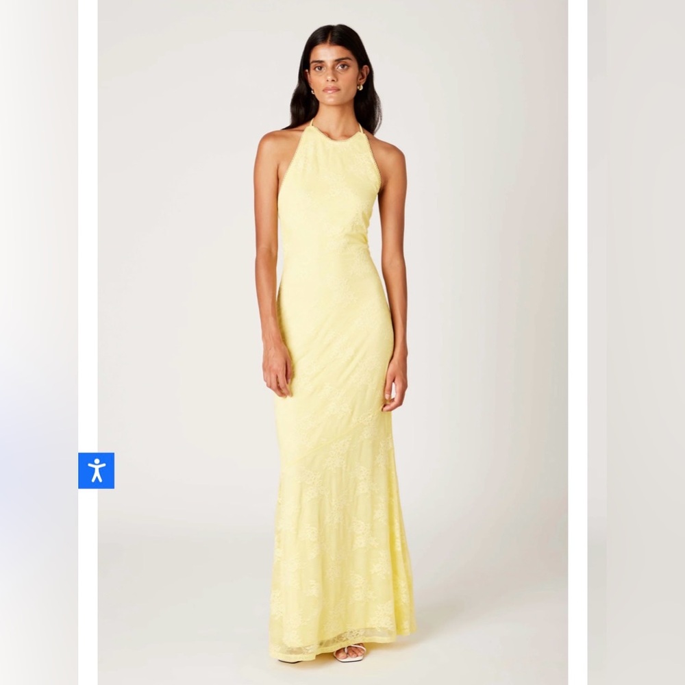 Nia glen Dress‎ in yellow size medium